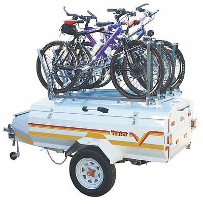 bicycle rack for trailer