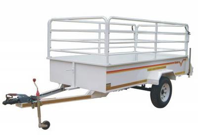 2.4m 1 Ton Flatdeck (rails+brake)