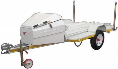 Single bike shop trailer for sale