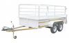 2.4m 1 ton Flatdeck Tandem with rails and brakes