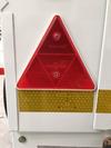 Red triangle reflector